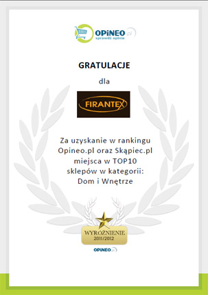 wyróżnienie firantex
