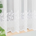 Firanka haftowana na metry 127136 / kolor biały / wysokość 160cm