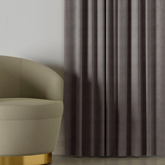 Tkanina welurowa EFE / wysokość 300cm / kolor 032 (szary)