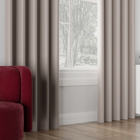 Tkanina NEW BLACKOUT / wysokość 280cm / kolor ciemny beżowy (212)