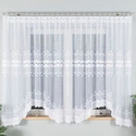Firanka gotowa żakardowa BASTIA / 450x180cm / kolor biały