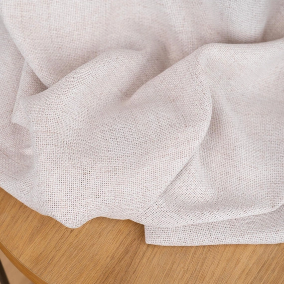 Tkanina zasłonowa na metry OPAL / kolor beżowy C3 / kupon 100x300cm