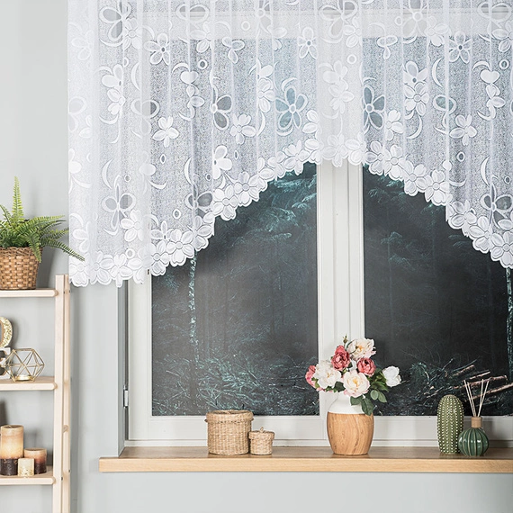 Firanka żakardowa gotowa RENATA / 049885 / 350x110cm
