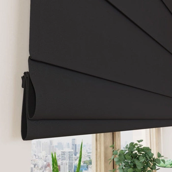 Roleta zaciemniająca NEW BLACKOUT / grafitowa / szyta na wymiar