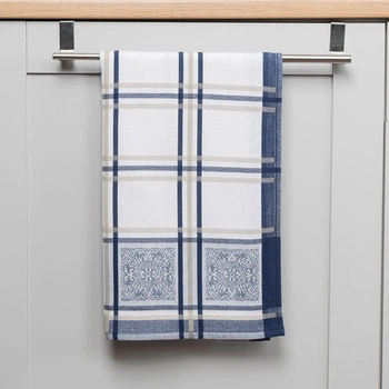 MAJOLICA Ścierka kuchenna, rozmiar 50x70cm, kolor granatowy 003