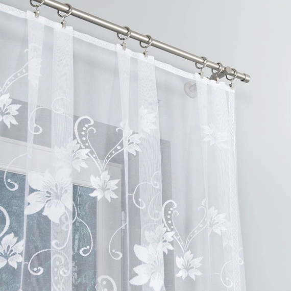 Firanka gotowa żakardowa ARLETA / 310x160cm / kolor biały