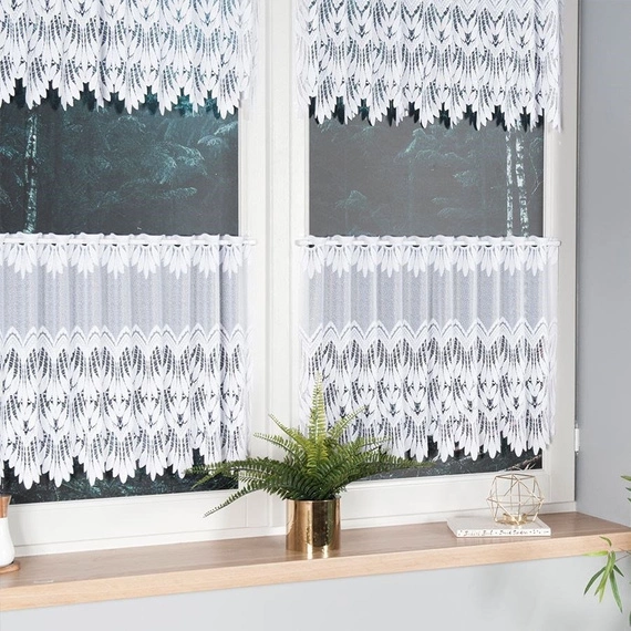 Firanka żakardowa na metry 018989 - wysokość 45cm