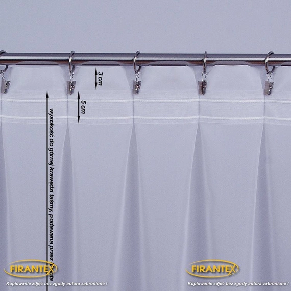 Usługa marszczenia firan i zasłon