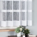 Firanka żakardowa 018352 / kolor biały / wysokość 150cm