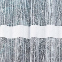 Firanka żakardowa 018352 / kolor biały / wysokość 100cm