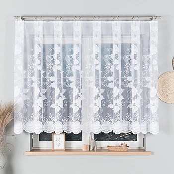 Firanka żakardowa w metrażu 023006 - wysokość 140cm