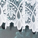 Zazdroska żakardowa 017480 / kolor biały / wysokość 60cm
