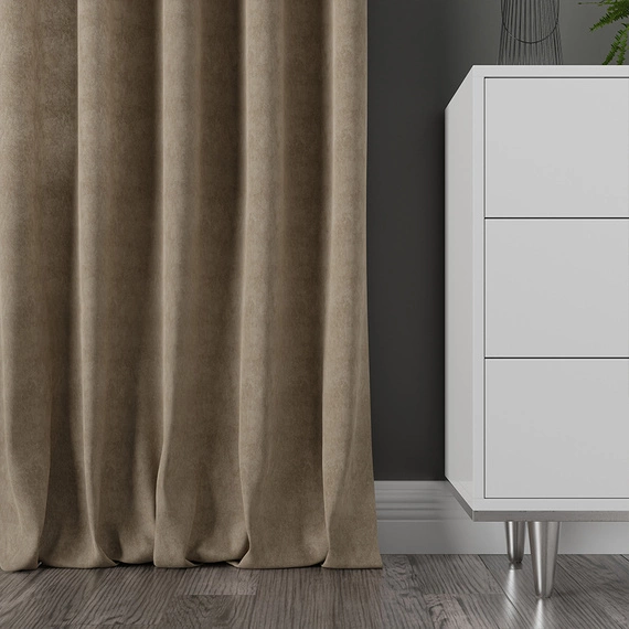 Tkanina zasłonowa MILAS / wysokość 290cm / kolor 043 (cappuccino)