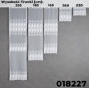 Zazdroska żakardowa na metry 018227 / wysokość 50cm