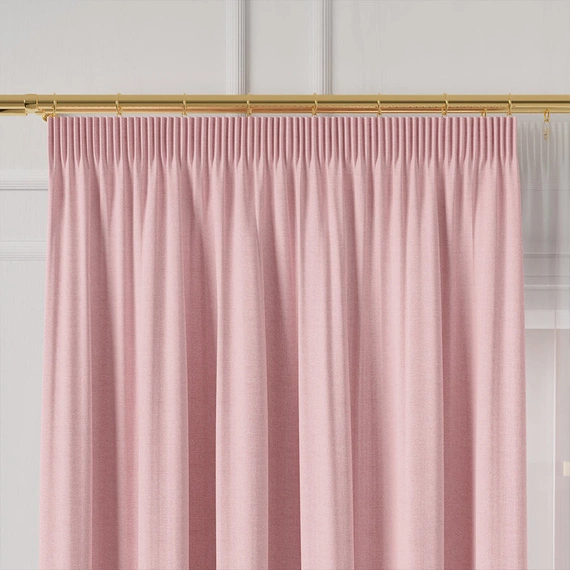 Tkanina zasłonowa IBIZA / wysokość 300cm / kolor 005 różowy