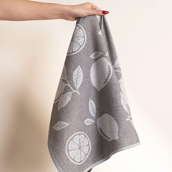 CYTRYNKA Ścierka kuchenna, rozmiar 50x70cm, kolor szary 001