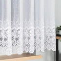 Firanka żakardowa na metry 018864 / kolor biały / wysokość 160cm