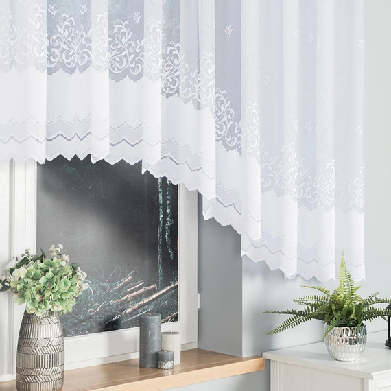 Firanka żakardowa gotowa GENOWEFA / 023419 / 450x140cm