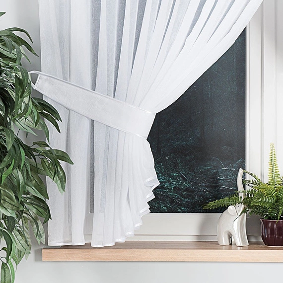 Firanka zakładana FK0154 / woal kreszowany / szyta na wymiar