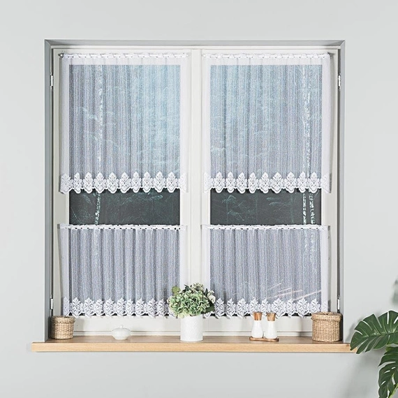 Zazdroska żakardowa na metry 023405 / wysokość 50cm