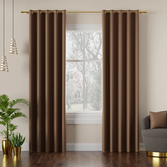 Tkanina NEW BLACKOUT / wysokość 280cm / kolor jasnobrązowy (806)