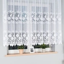 Firanka żakardowa 017480 / kolor biały / kupon 70x140cm