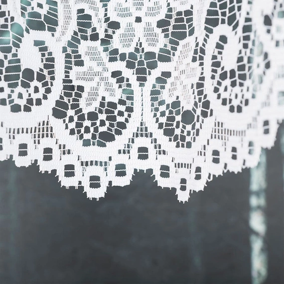 Firanka gotowa żakardowa 004304 / 400x160cm / kolor biały