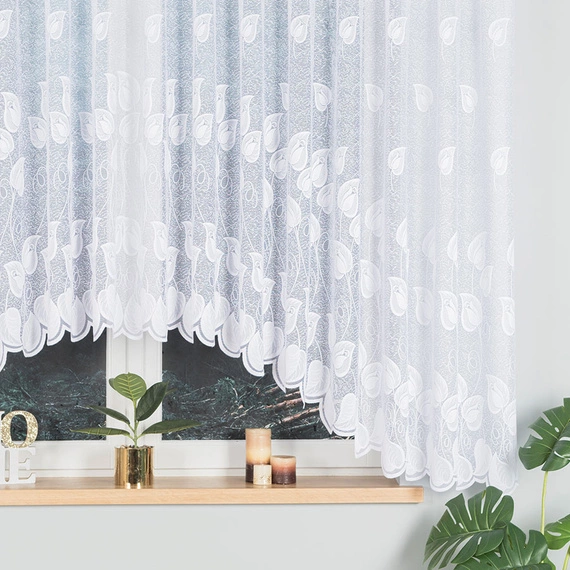 Firanka żakardowa gotowa NORA / 023097 / 400x160cm