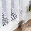 Zazdroska żakardowa 349130 / kolor biały / wysokość 80cm