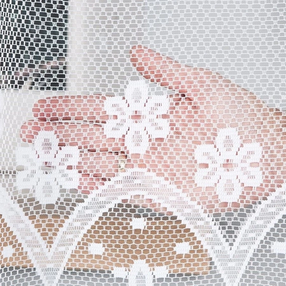 Firanka żakardowa w metrażu 004421 - wysokość 110cm