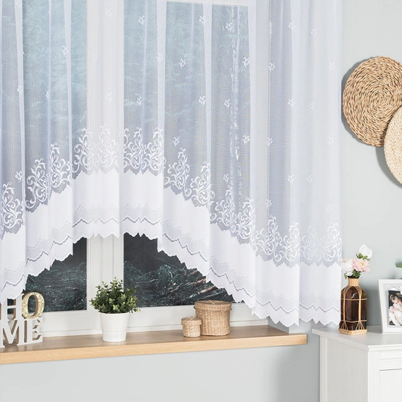 Firanka żakardowa gotowa GENOWEFA / 023419 / 350x160cm