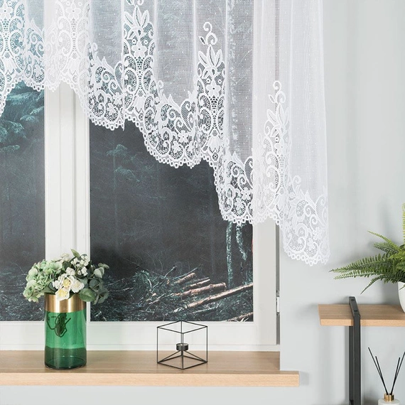 Firanka żakardowa gotowa BERENIKA / 004304 / 300x120cm