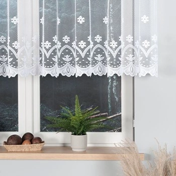 Firanka żakardowa w metrażu 004421 - wysokość 110cm