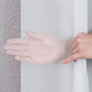 Firanka fantazyjna markizeta z obciążnikiem 000433 / kolor biały / wysokość 250cm