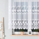 Firanka żakardowa 017480 / kolor biały / kupon 70x140cm