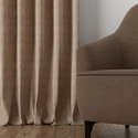 Tkanina zasłonowa MILAS / wysokość 290cm / kolor 006 (jasne kakao)