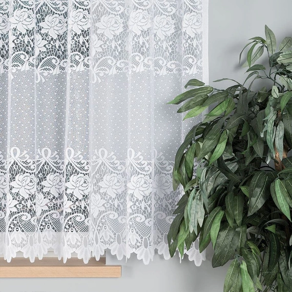 Firanka żakardowa gotowa DEMETRIA / 017480 / PROSTA / 400x160cm