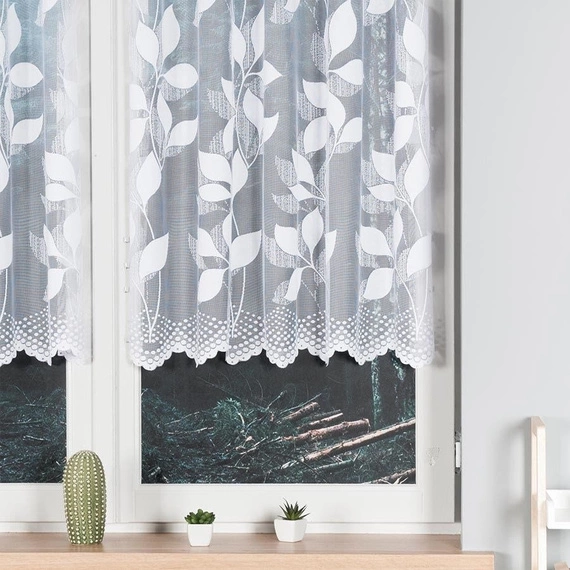 Firanka żakardowa w metrażu 023083 - kupon 160x110cm