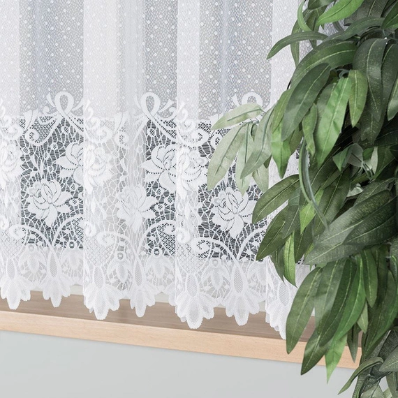 Firanka żakardowa gotowa DEMETRIA / 017480 / PROSTA / 300x160cm