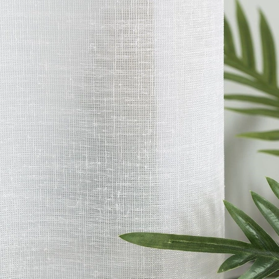 Firanka fantazyjna 000559 / kolor biały z błyskiem / wysokość 330cm