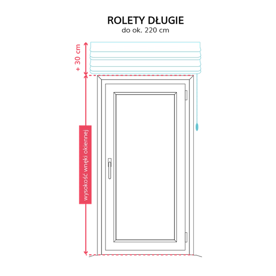 Roleta rzymska Milas / biała 050 / szyta na wymiar