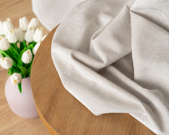 Tkanina welurowa PRIMA / wysokość 280cm / kolor jasny beżowy 03