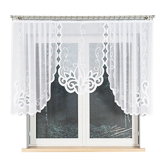 Firanka żakardowa gotowa EWELINA / 019312 / 300x120cm