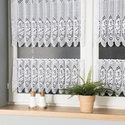 Zazdroska żakardowa 320630 / kolor biały / wysokość 30cm