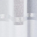 Firanka fantazyjna  000641 / kolor biały + srebrny  / wysokość 330cm