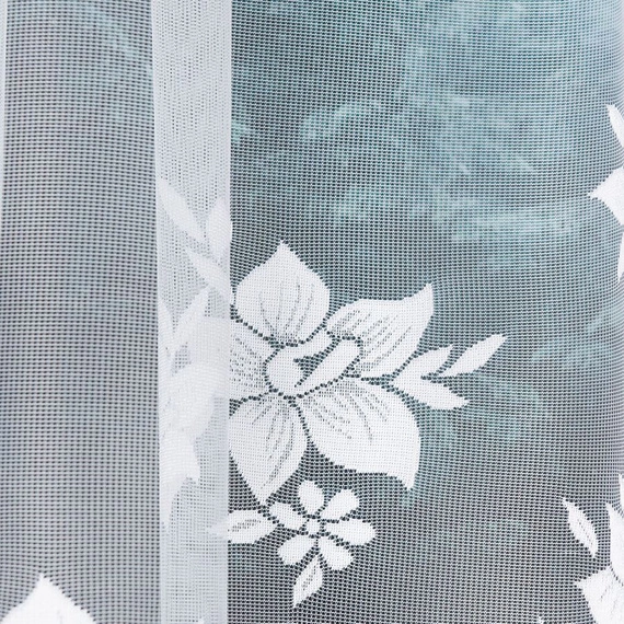 Firanka gotowa żakardowa IRENA / 420x160cm / kolor biały