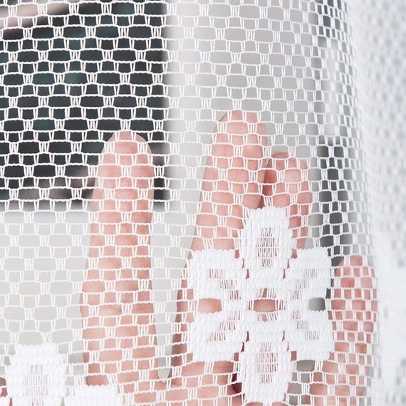 Firanka żakardowa w metrażu 004421 - wysokość 110cm