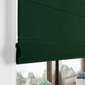 Roleta rzymska VELVET DELUXE / zielona 39 / szyta na wymiar