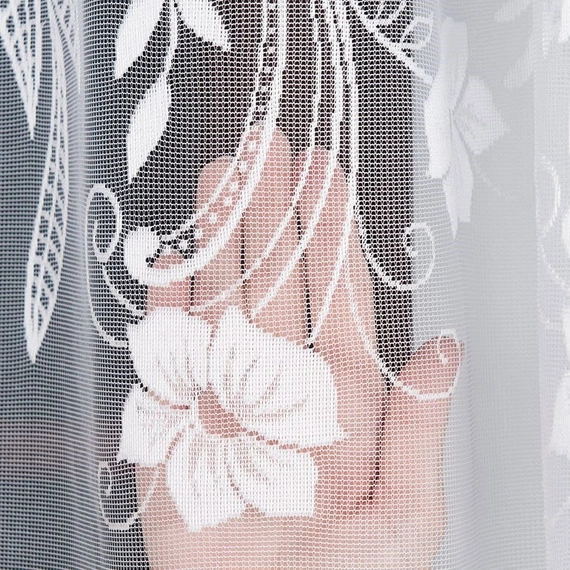 Firanka żakardowa na metry 018041 / kupon 210x200cm