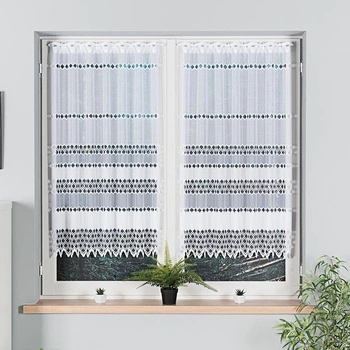 Firanka żakardowa 018669 / kupon 80x120cm